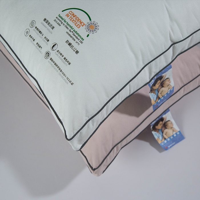 91家纺网 家纺一手货源 找家纺 （总）多点家居 2021新款依沃珑防螨抗过敏枕40*70/只