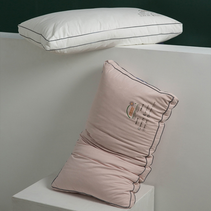 91家纺网 家纺一手货源 找家纺 多点家居 2021新款依沃珑防螨抗过敏枕40*70/只 白色