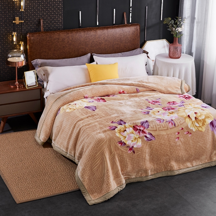 91家纺网 家纺一手货源 找家纺 凯轩毛毛毯毯子 2024新款加大云毛毯毯子 花都-米驼