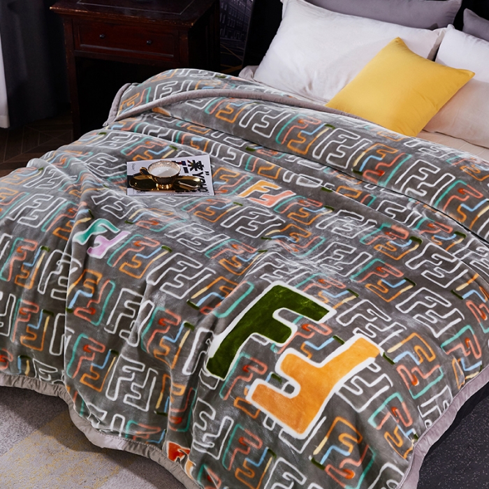 91家纺网 家纺一手货源 找家纺 凯轩毛毛毯毯子 2024新款翡翠毛毯毯子（A类） 潮流