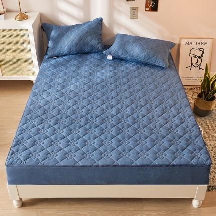 91家纺网 家纺一手货源 找家纺 （总）纤雅床笠  2024新款纯棉色织水洗棉夹棉全包床笠