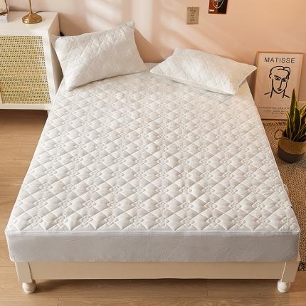 91家纺网 家纺一手货源 找家纺 （总）纤雅床笠  2024新款纯棉色织水洗棉夹棉全包床笠