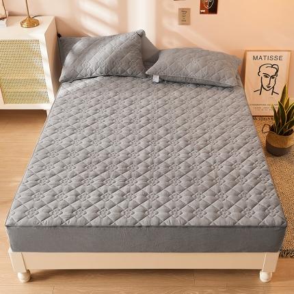 91家纺网 家纺一手货源 找家纺 （总）纤雅床笠  2024新款纯棉色织水洗棉夹棉全包床笠