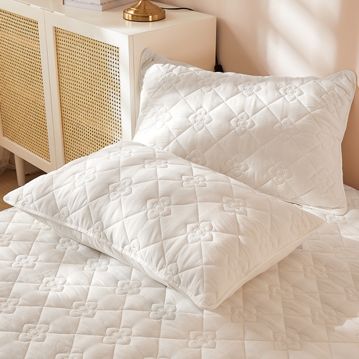 91家纺网 家纺一手货源 找家纺 （总）纤雅床笠  2024新款纯棉色织水洗棉夹棉全包床笠