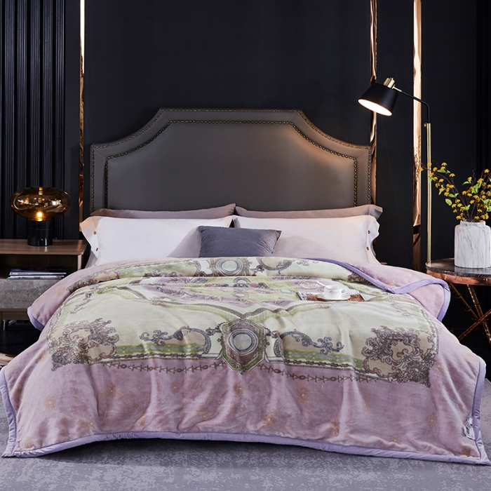 91家纺网 家纺一手货源 找家纺 凯轩毛毛毯毯子 2024新款阿尔巴卡仿羊毛毛毯毯子 西菲庄园