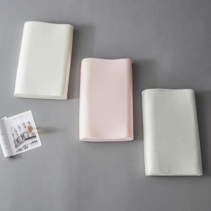 91家纺网 家纺一手货源 找家纺 星芯合 2024新款乳胶枕40*60cm 粉色