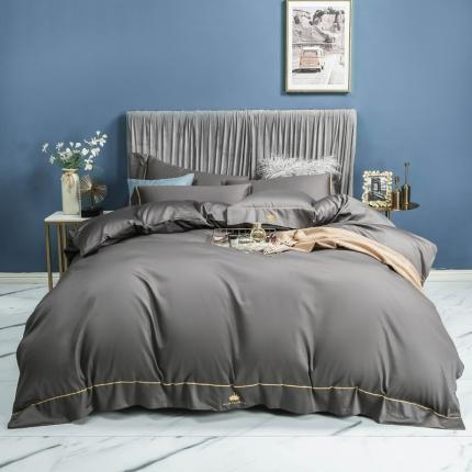 91家纺网 家纺一手货源 找家纺 （总）玉宇阁2022年新款60支全棉纯棉长绒棉被套床单四件套