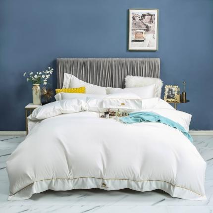 91家纺网 家纺一手货源 找家纺 （总）玉宇阁2022年新款60支全棉纯棉长绒棉被套床单四件套