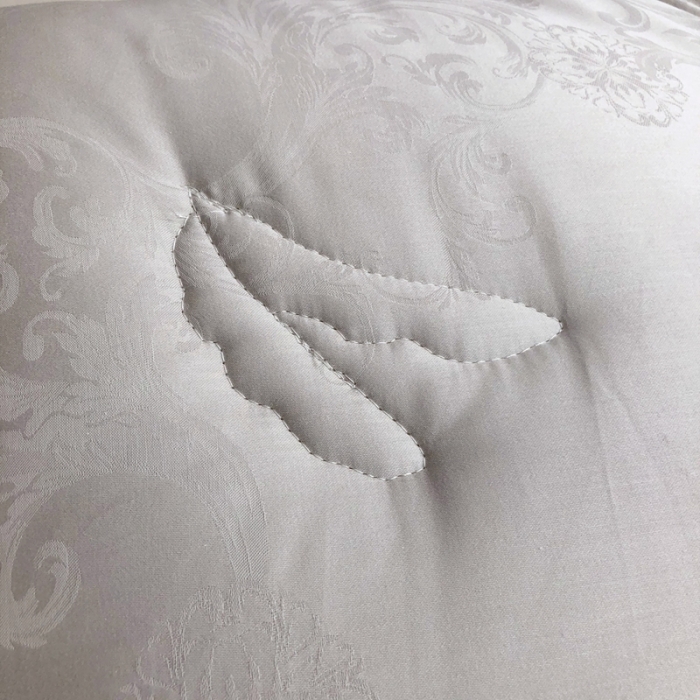 91家纺网 家纺一手货源 找家纺 紫乐 长绒棉全棉纯棉大提花大豆纤维被春秋被加厚冬被子母被被子被芯 灰色