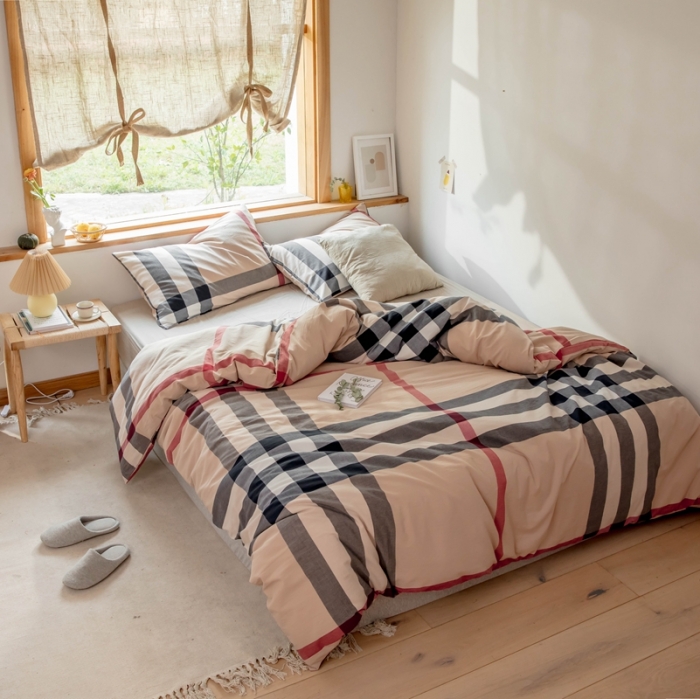 91家纺网 家纺一手货源 找家纺 （总）安莱生活 2021新款全棉水洗棉四件套