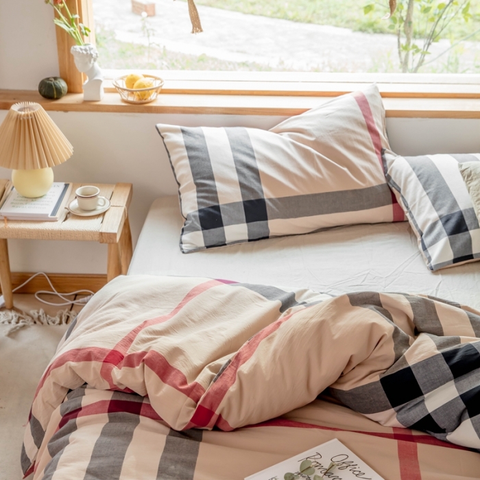 91家纺网 家纺一手货源 找家纺 （总）安莱生活 2021新款全棉水洗棉四件套