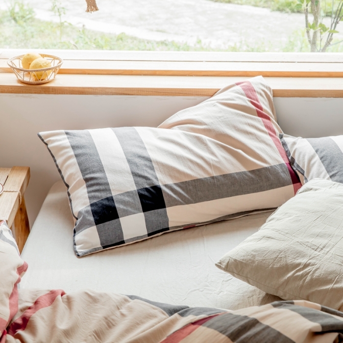 91家纺网 家纺一手货源 找家纺 安莱生活 2021新款全棉水洗棉四件套 宝莉格