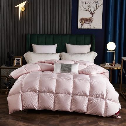 91家纺网 家纺一手货源 找家纺 （总）岚司羽 新款全棉提花95白鹅绒被冬被羽绒被