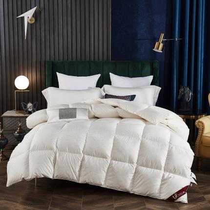 （总）岚司羽 新款全棉提花95白鹅绒被冬被羽绒被