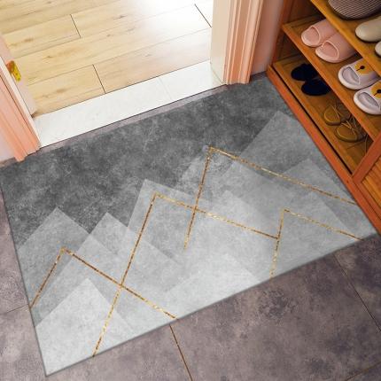 91家纺网 家纺一手货源 找家纺 卡初家居 2025新款促销款水晶绒进门垫 BO-487