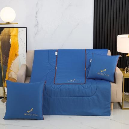 91家纺网 家纺一手货源 找家纺 （总）宝马家纺 2022新款水洗真丝绣花抱枕被