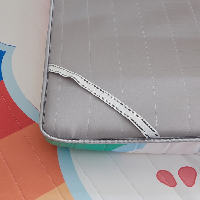 91家纺网 家纺一手货源 找家纺 （总）2025新款A类大版数码印花亲肤磨毛床垫 成人版