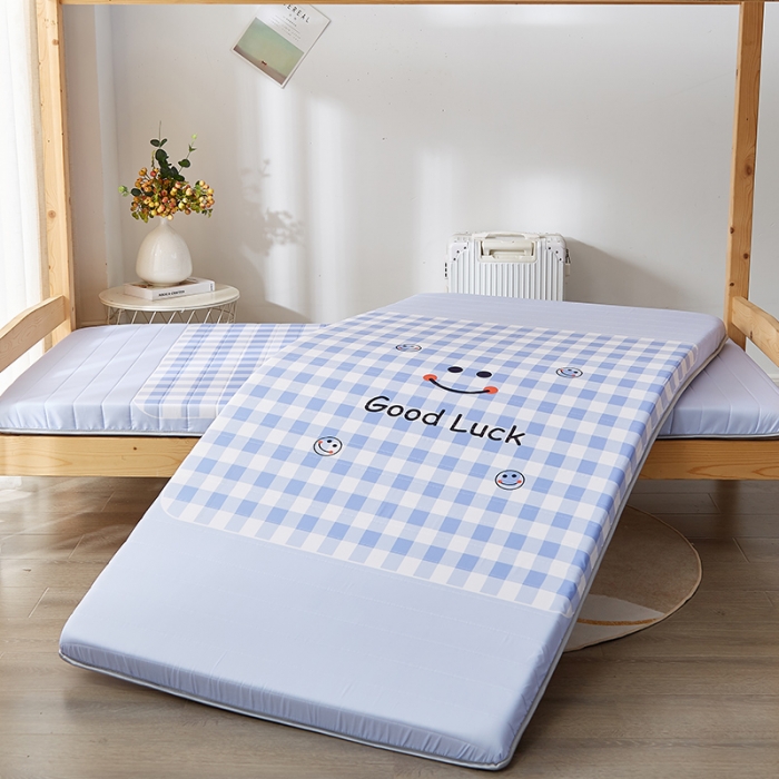 91家纺网 家纺一手货源 找家纺 （总）2025新款大版数码印花亲肤磨毛床垫 学生版