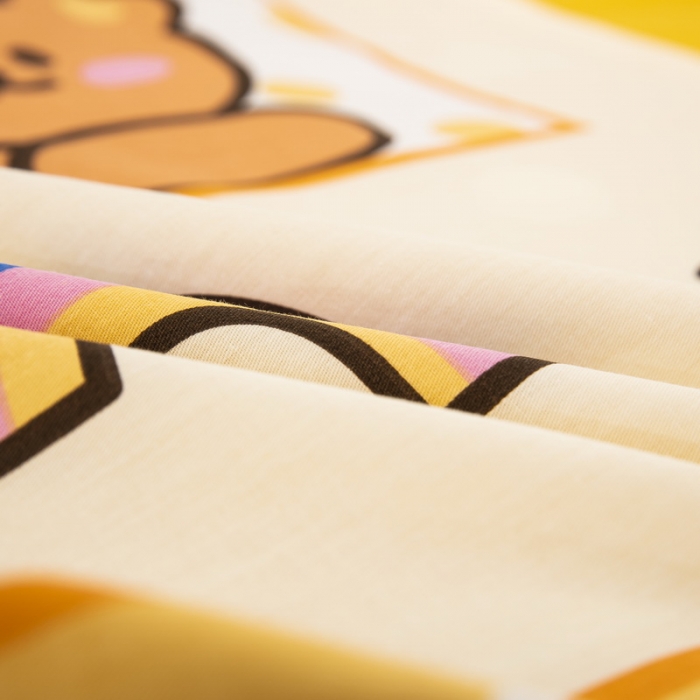 91家纺网 家纺一手货源 找家纺 乐秀 40S全棉13372幼儿园三件套六件套 幸运宝贝