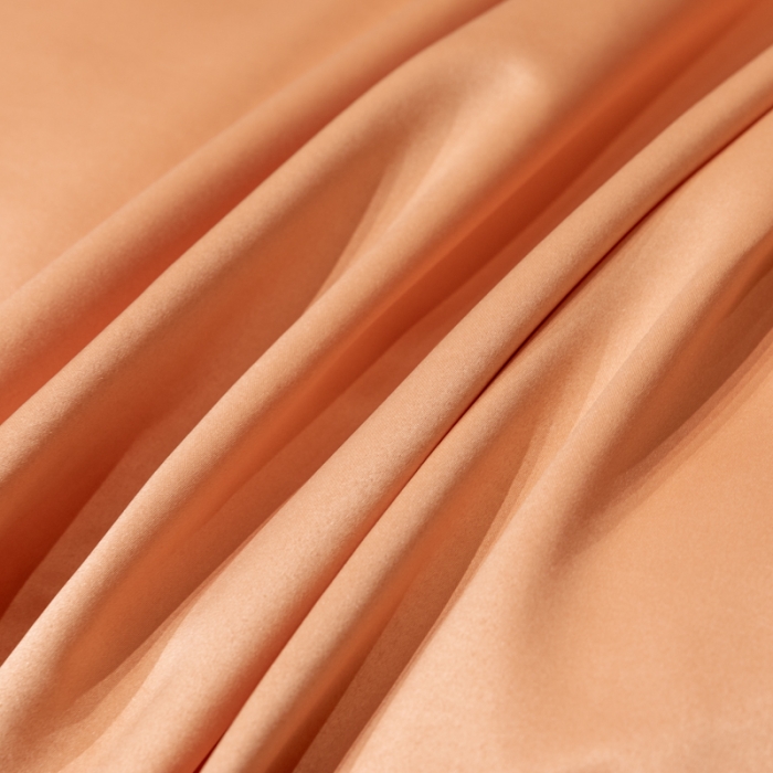 91家纺网 家纺一手货源 找家纺 宅家居 2021新款米莱系列臻品水洗真丝四件套 爱玛橙