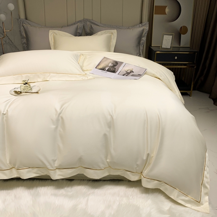 91家纺网 家纺一手货源 找家纺 （总）榻尚家居2021新款海岛长绒棉简约轻奢四件套