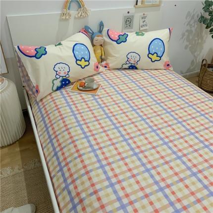 91家纺网 家纺一手货源 找家纺 （总）西引力 2022年新款全棉纯棉卡通单床单