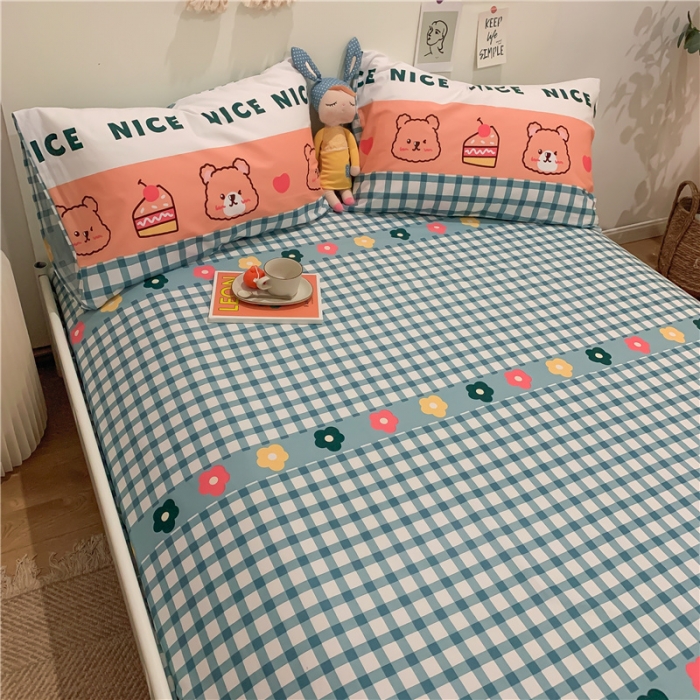 91家纺网 家纺一手货源 找家纺 （总）西引力 2022年新款全棉纯棉卡通单床单