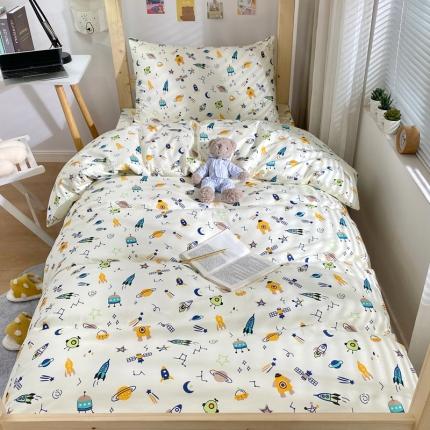 91家纺网 家纺一手货源 找家纺 （总）金丝鸟 2021新款全棉活性13372学生三件套