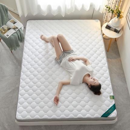 子鹏床垫 2022新款全棉乳胶海绵（立体）床垫 白色-5cm