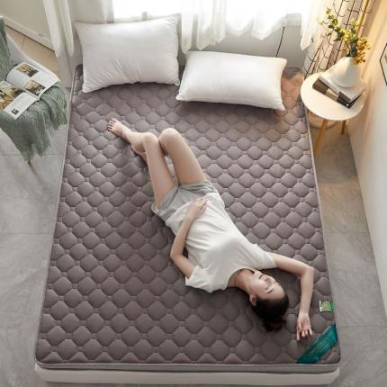 子鹏床垫 2022新款全棉乳胶海绵（立体）床垫 浅灰色-5cm