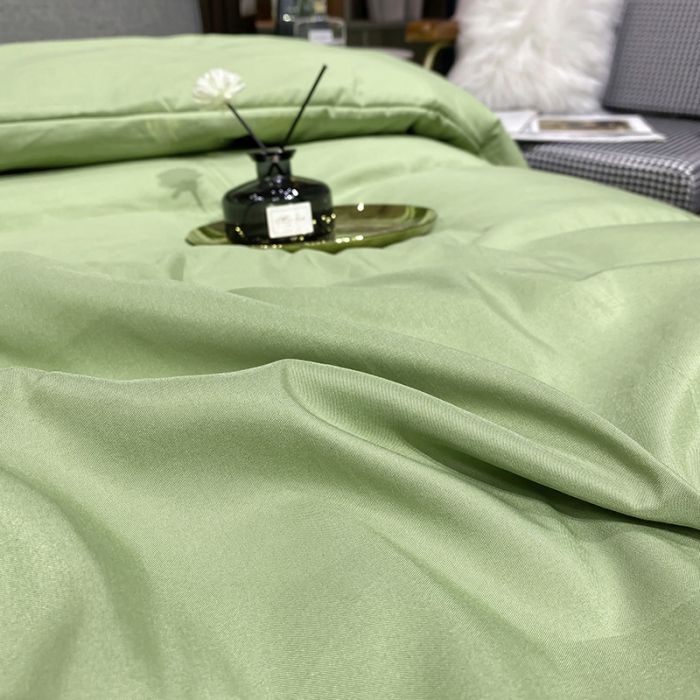 91家纺网 家纺一手货源 找家纺 曼谷 新款伊系列刺绣四件套 伊-豆绿