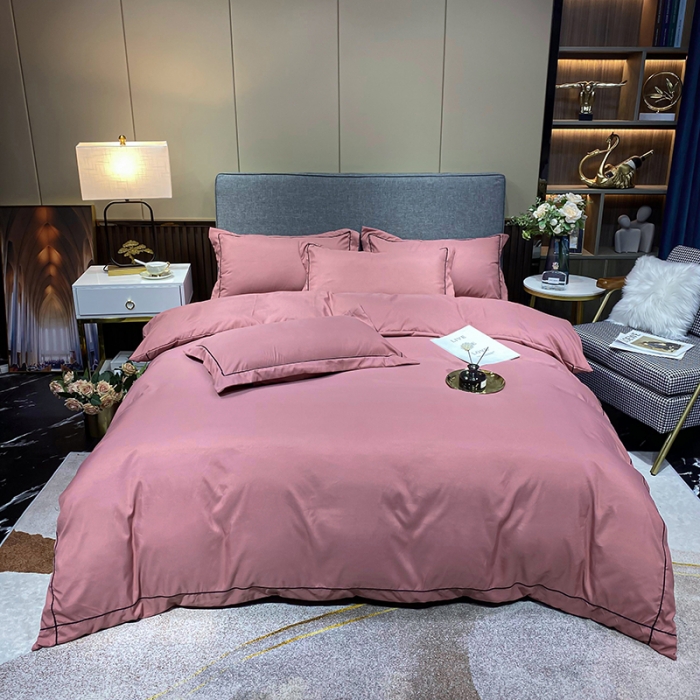 91家纺网 家纺一手货源 找家纺 曼谷 新款伊系列刺绣四件套 伊-豆绿