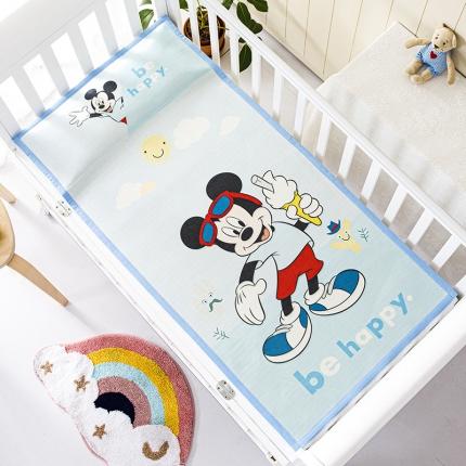 （总）允泰乳胶  2021新款迪士尼婴儿凉席宝宝透气冰丝童席