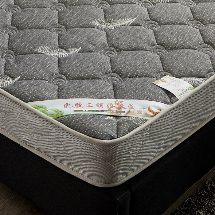 91家纺网 家纺一手货源 找家纺 欣罗兰 2022新款提花针织立体床垫 玫瑰-凤羽-大床