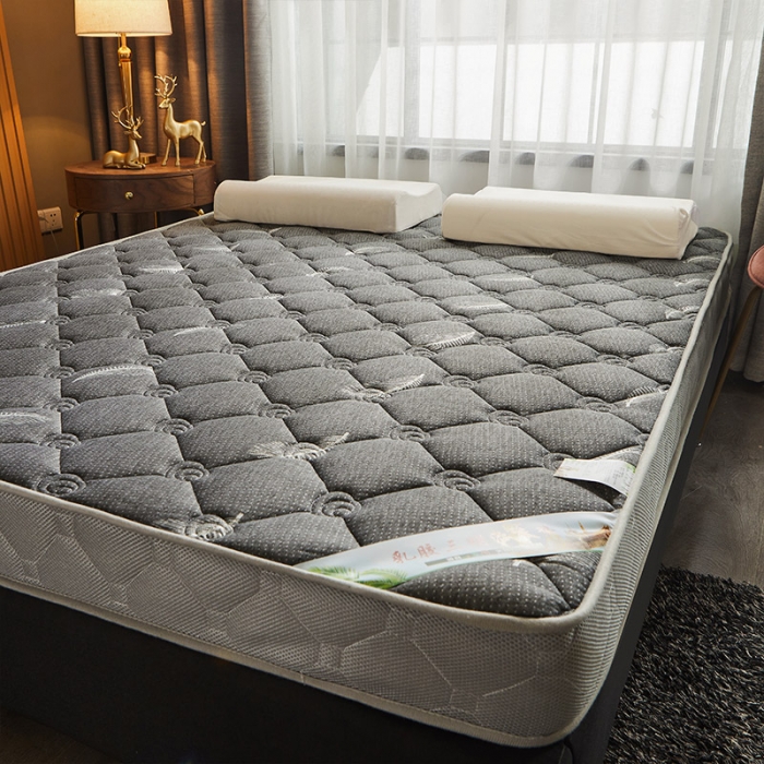 91家纺网 家纺一手货源 找家纺 欣罗兰 2022新款提花针织立体床垫 玫瑰-凤羽-大床