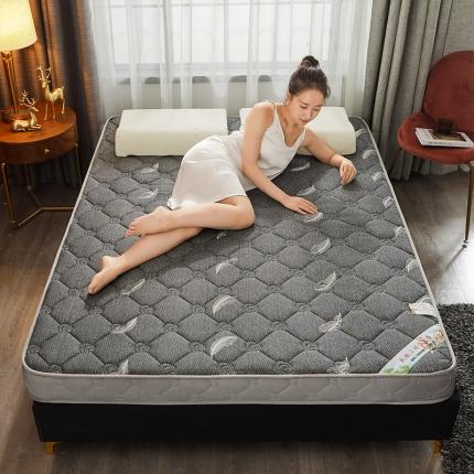 欣罗兰 2022新款提花针织立体床垫 玫瑰-凤羽-大床