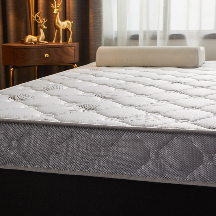 91家纺网 家纺一手货源 找家纺 欣罗兰 2022新款提花针织立体床垫 玫瑰-仙草白-大床