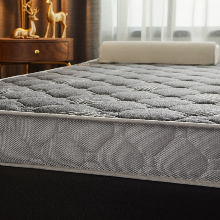 91家纺网 家纺一手货源 找家纺 欣罗兰 2022新款提花针织立体床垫 玫瑰-仙草灰-大床