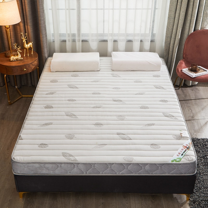 91家纺网 家纺一手货源 找家纺 欣罗兰 2022新款提花针织立体床垫 椰白-大床