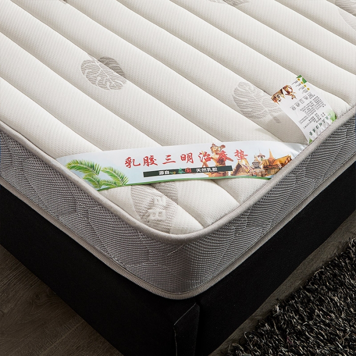 91家纺网 家纺一手货源 找家纺 欣罗兰 2022新款提花针织立体床垫 椰白-大床