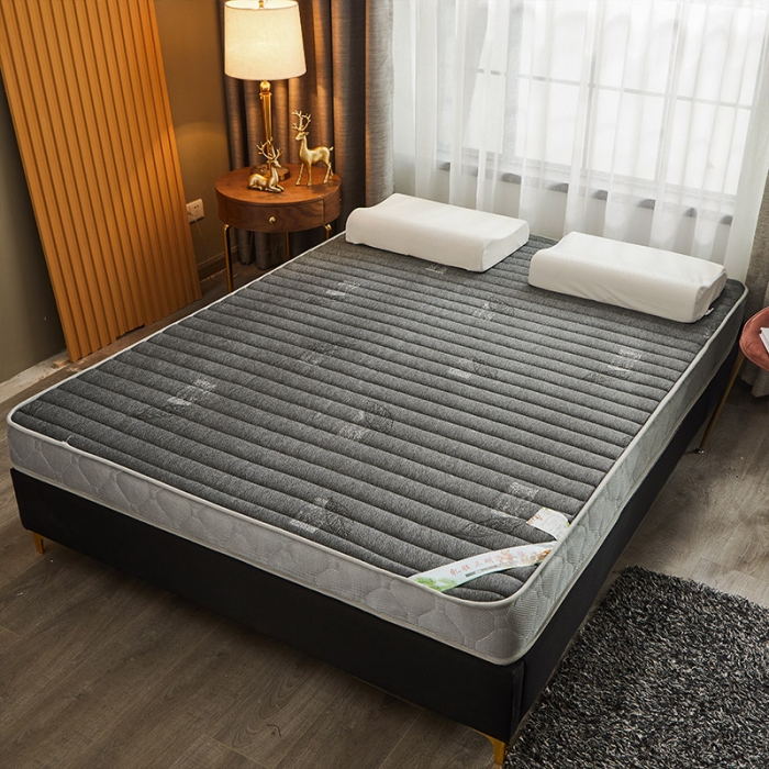 91家纺网 家纺一手货源 找家纺 欣罗兰 2022新款提花针织立体床垫 椰灰-大床