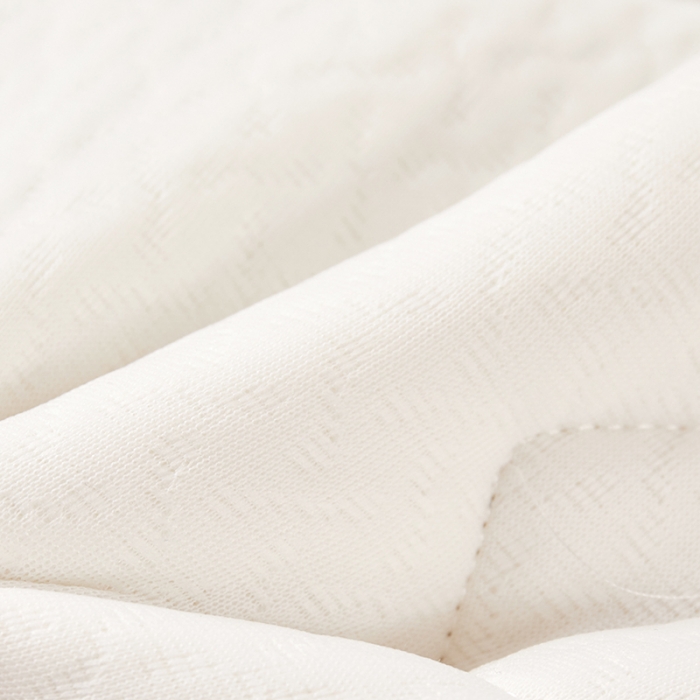 91家纺网 家纺一手货源 找家纺 欣罗兰 2022新款提花针织立体床垫 爱心白-学生床