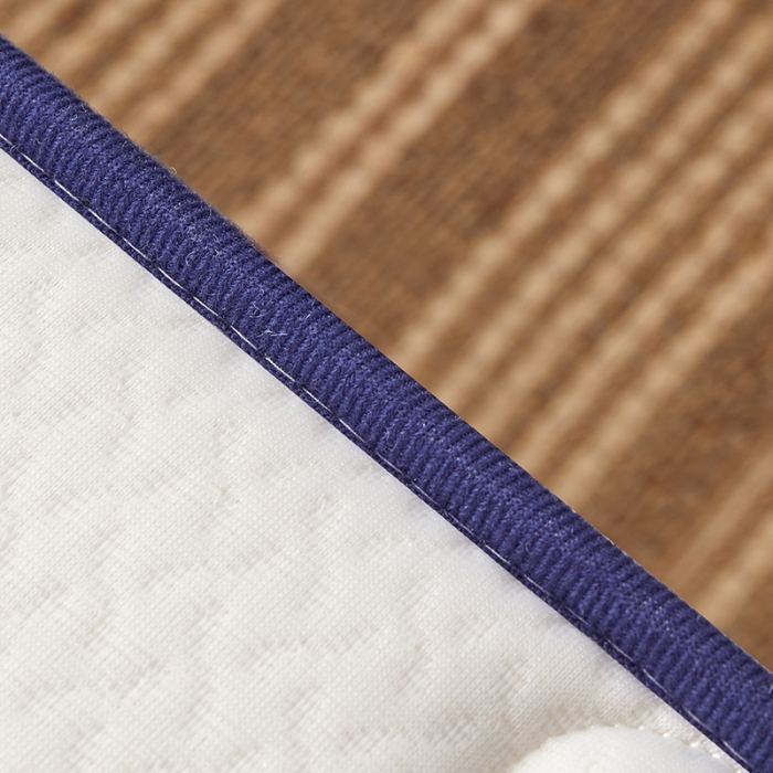 91家纺网 家纺一手货源 找家纺 欣罗兰 2022新款提花针织立体床垫 爱心白-学生床