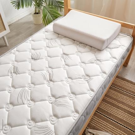 欣罗兰 2022新款提花针织立体床垫玫瑰-仙草白-学生床