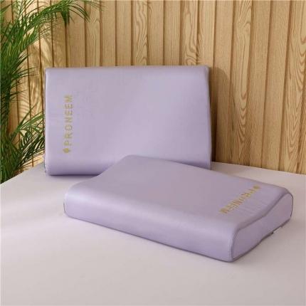 泰国皇家乳胶体验馆新款乳胶枕 乳胶枕40x60cm紫含内外套
