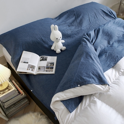 91家纺网 家纺一手货源 找家纺 无印色织纯棉睡袋水洗棉酒店隔脏便携式出差旅游旅行行单双人被套
