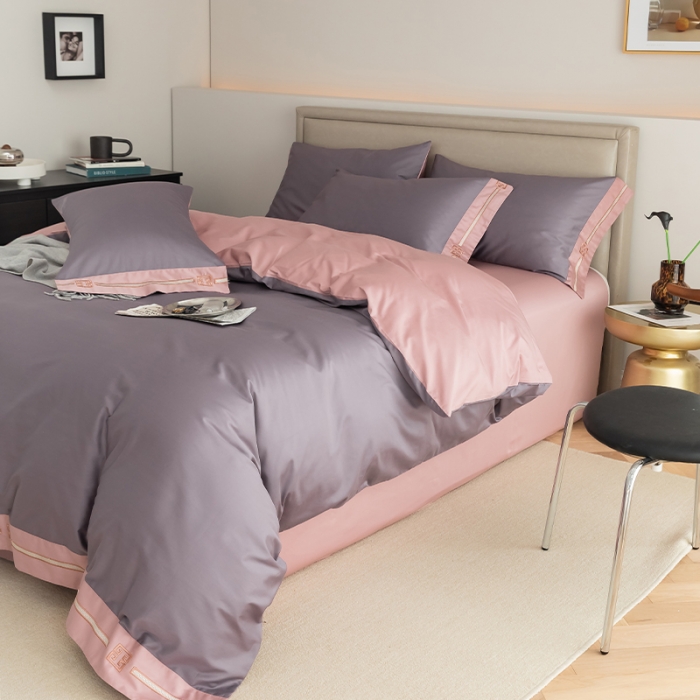 91家纺网 家纺一手货源 找家纺 （总）瑞驰100支澳棉长绒棉刺绣四件套爱德拉系列