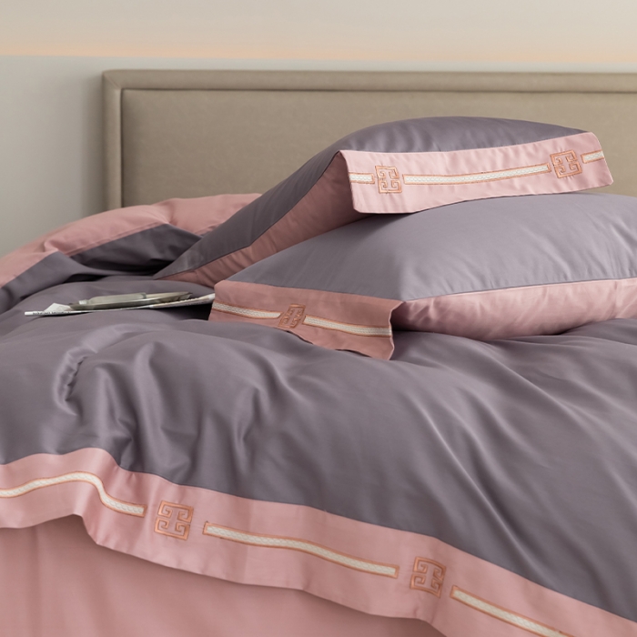 91家纺网 家纺一手货源 找家纺 （总）瑞驰100支澳棉长绒棉刺绣四件套爱德拉系列