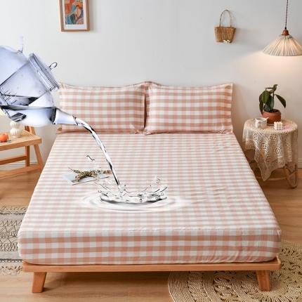 91家纺网 家纺一手货源 找家纺 床笠人家 2023新款全棉水洗棉防水床笠 玉格