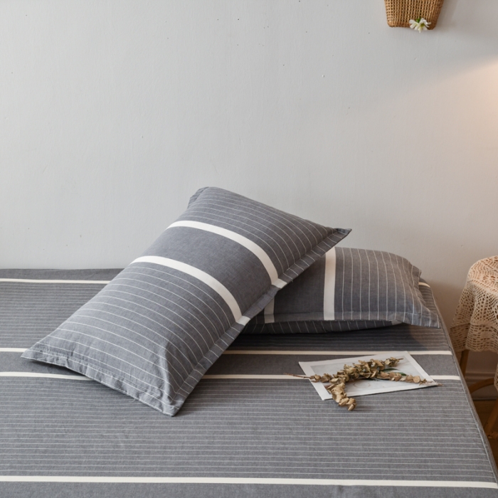 91家纺网 家纺一手货源 找家纺 床笠人家 2023新款全棉水洗棉防水床笠 巴洛克-灰